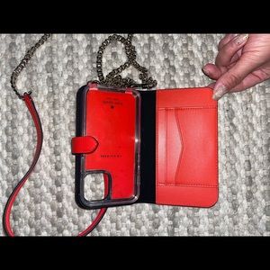 staci magnetic folio chain crossbody [iphone 12 mini]
